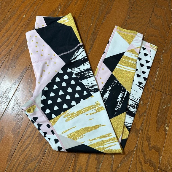 Feed Me Fight Me Pants - Stylish Geometric Print Leggings